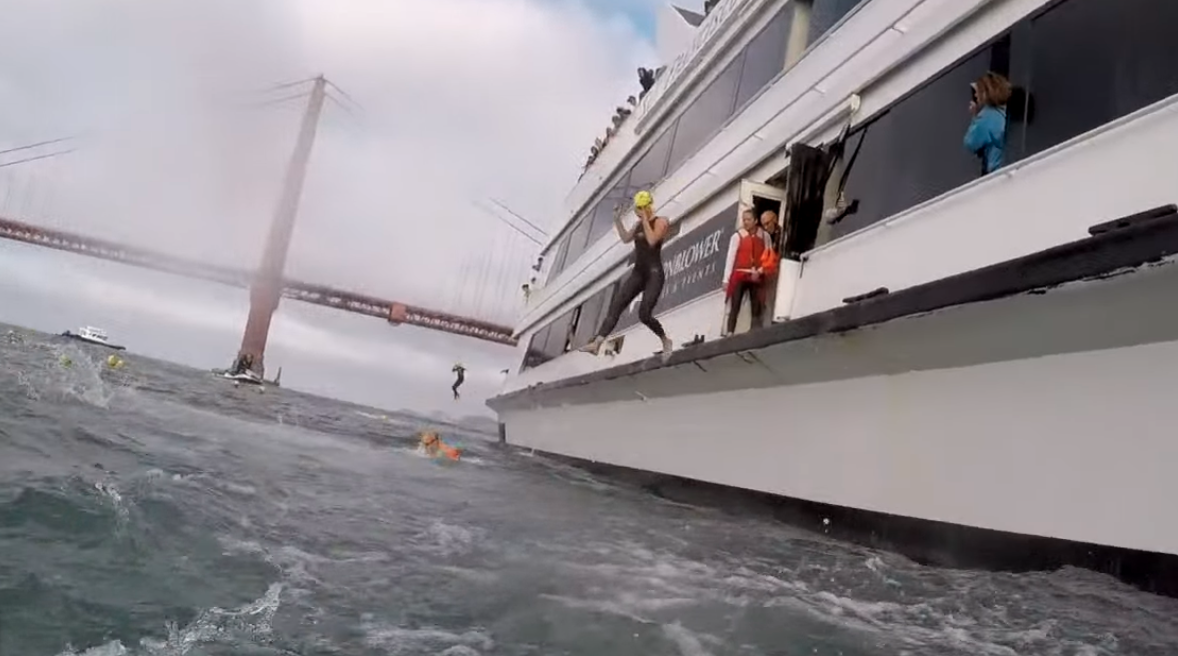 Alan Snyder open-water swimming